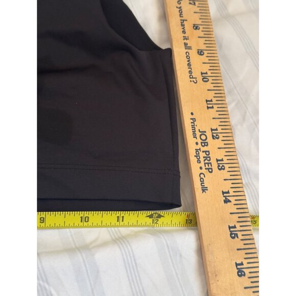 Fabletics Asymmetric Double Strap Midi Bra S Black Nylon/Elastane Activewear - Picture 10 of 10